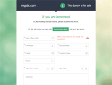 Tablet Screenshot of mypts.com